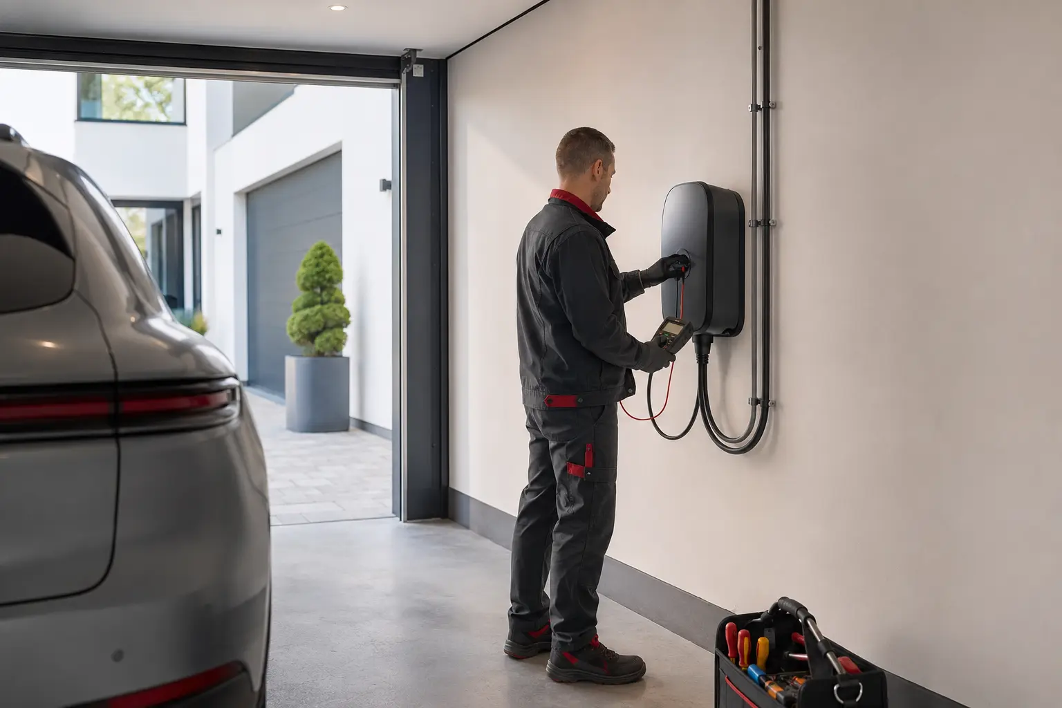 Fachgerechte Vorbereitung einer Wallbox-Installation